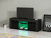 Modern TV Unit Cabinet Stand Sideboard Matt body & High Gloss Doors FREE LED