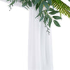Chiffon Fabric Wedding Arch Backdrop Drape Scarf for Bridal Ceremony Party 6M