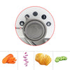 18 in 1 Stainless Steel Kitchen Vegetable Fruit Cutter Slicer Adjustable Blades