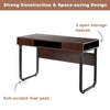 Computer Desk Work Table with 3 Shelves PC Laptop Table with Steel Frame