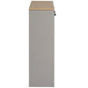 Wooden Side Cabinet 3 Tier Shoe Storage Cabinet Free Standing With Shelf
