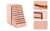 Mondeer Pink 10 Layers Jewellery Boxes Storage Drawer Cabinet Necklace Organizer