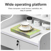 Modern White Dressing Table Set Makeup Vanity Desk With Stool Mirror &Drawer