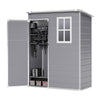 Large Outdoor Plastic Garden Tools Storage Shed Bike Shed Lockable 6x4.4ft/5x4ft
