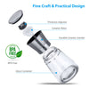 2x Salt Pepper Grinder Set Stainless Steel Glass Shaker Adjustable Mill Coarse
