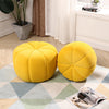 Upholstered Stool Pumpkin Pouffe Footrest Footstool Side Chair Children Seat