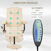 Electric Massage Chair Footstool Recliner Armchair Vibration Living Room Sofa