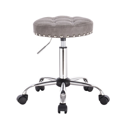 Cushioned Computer Office Chair Adjustable Height Gas Lift Swivel Chair Wheels