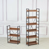 Modern 3 or 6-Tier Storage Shelf Ladder Bookshelf Display Stand Unit Rack Metal