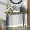 Industrial Narrow Hallway Console Table Rustic Slim Sofa Side Table HallCorridor