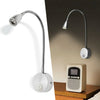 Wall Mount Reading Light Flexible Gooseneck 3W LED Sconce Lamp Bedroom Decor UK