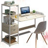 Wood Computer Desk Laptop PC Table Home Office Study Simple Workstation Shelves
