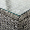 Rattan Garden Corner Sofa Set Lounge w/Cushions Outdoor Patio Furniture Grey