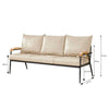 1/2/3 Seater Faux Leather Sofa Armchairs Couches Livingroom Black Brown Modern