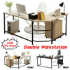 Corner Computer Desk L-shaped PC Table Gaming Office Study Furniture Workstation