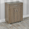 Oak Wooden Free Standing Cabinet Living Room Bedroom Shelves Drawer Storage
