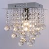 Luxury LED Crystal Droplet Chandelier Elegant Ceiling Wall Light Decor Lights UK