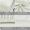 4/6/8PCS Dining Chair Seat Covers Slip Stretch Wedding Banquet Party Removable