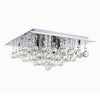 Luxury LED Crystal Droplet Chandelier Elegant Ceiling Wall Light Decor Lights UK