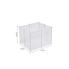 Pet Playpen Fence DIY Playpen Puppy Dog Cat Animal Cage Exercise Metal PP Indoor