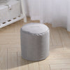 Fabric Round Ottoman Footstools Foot Rest Stool Pouffe Living Room Furniture NEW
