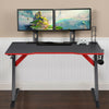 Gaming Desk Computer PC Table Home Racing Workstation Cup Holder Headphone Hook