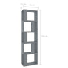 Book Cabinet Room Divider Bookcase Storage Display Corner Rack Wooden Furniture