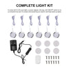 Under Cabinet Lighting Kit LED Kitchen Counter Closet Puck Light Display Lamp UK