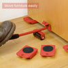 Easy Move Removal Heavy Furniture Shifter Lifter Slider Mover Wheels Moving Kit