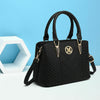 Black Ladies Handbag Work Bag Faux Leather Medium Shoulder Tote Women Designer