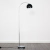 MiniSun Floor Lamp - Retro Curved Metal Light Domed Lampshades LED Bulb Lighting