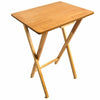 Folding Snack Table Wooden TV Side Laptop Coffee Tea Picnic New By Home Discount