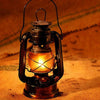Vintage Oil Lantern Kerosene Paraffin Hurricane Lamp Bronze Camping Light UK