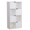 8 Cube Bookcase Wooden Shelving Display Shelf Storage Unit Home Door Organizer