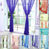 1/2pcs Pure Sheer Voile Window Screening Curtains Drape Panel Tulle Yarn Home UK