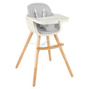 3 IN 1 Baby High Chair Infant Child Feeding Seat Highchair Food Tray Safety Belt