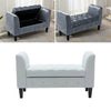 Large Chesterfield Storage Ottoman Bench Box Widnow Seat Stool Bedroom Footstool