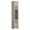 Modern Bathroom Cupboard Tall Cabinet Corner Shelf Rack Storage Unit SpaceSaving