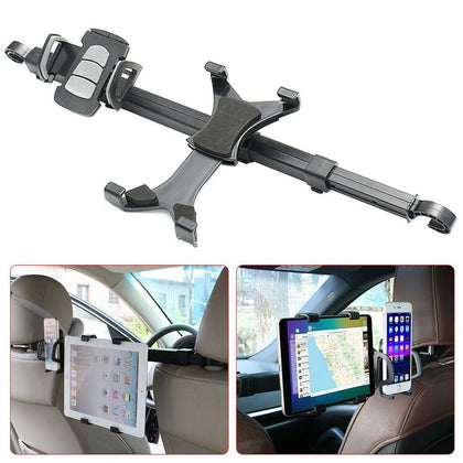 360° Rotating Tablet Kits Car Seat Headrest Phone Holder Dual Mount For iPad UK