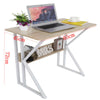 Home Office Computer Desk PC Study Writing Table Workstation Shelf Furniture UK