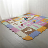 EVA Foam Puzzle Play Mat w Borders Kids Multi-Color Safe Baby Padded Floor Tiles