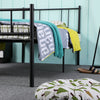 H.JWedoo Metal Bed Frame 3FT Single Size Bed Frame Black Regular Version Bedroom