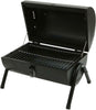 Portable Barrel BBQ Charcoal Double Grill Black Stainless Steel Garden Camping