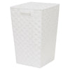 60 Litre Fabric Weave Laundry Basket Lid Washing Bin Hamper Storage Large Rattan