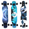 31/42" Maple Longboard Skateboard Drop Through Complete Skateboard Kids Adults