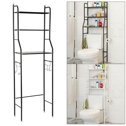 3 Tier Over Toilet Storage Rack Bathroom Laundry Washing Machine Shelf Organizer