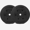 Weight Plates Set 20kg 1" Vinyl Dumbbell Barbell Lifting Training Discs UK