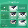 4X 100LED Solar Power PIR Motion Sensor Wall Lights Outdoor Garden Security Lamp