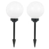 Large 20cm Jumbo Outdoor Garden White LED Ball Solar Light Lamp Giant Globe Post