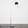 MiniSun Floor Lamp - Retro Curved Metal Light Domed Lampshades LED Bulb Lighting